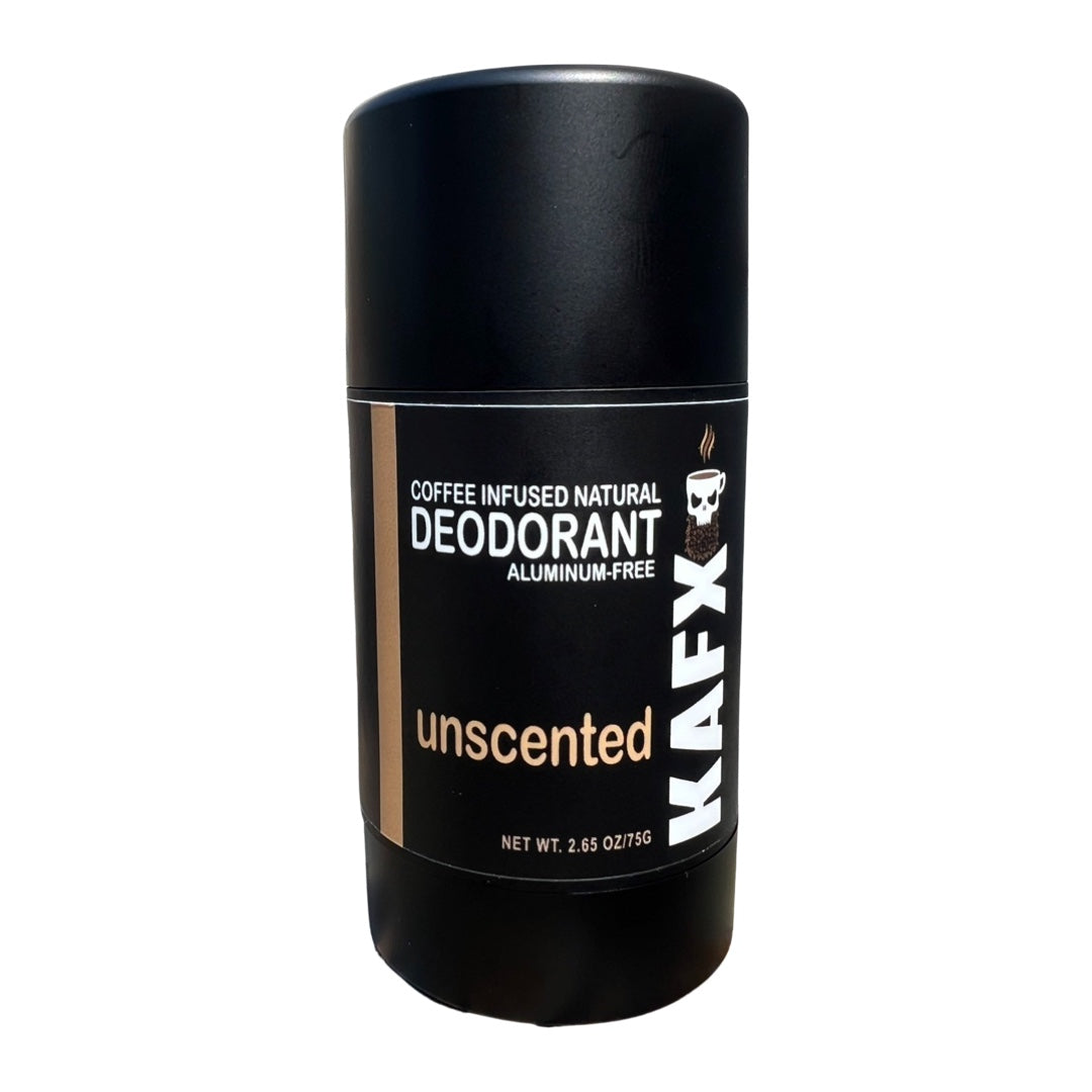 Unscented - 3 Pack of Natural Coffee Infused Deodorant