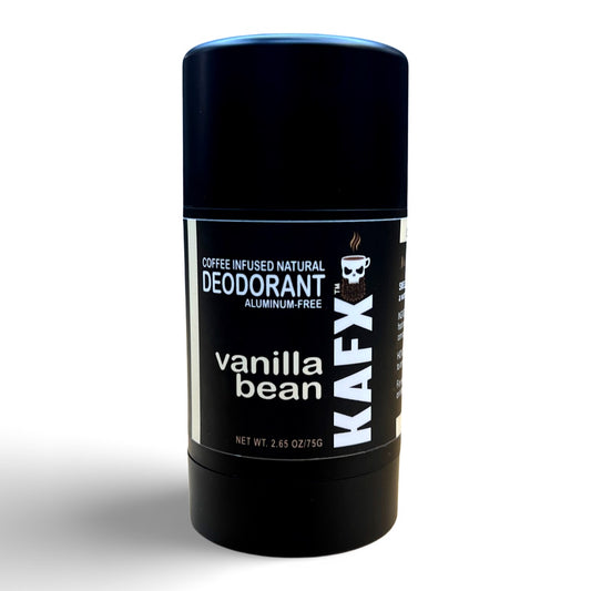 Vanilla Bean 3 Pack Natural Coffee Infused Deodorant