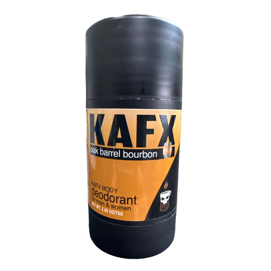 Oak Barrel Bourbon KAFX Body Natural Coffee Infused Deodorant