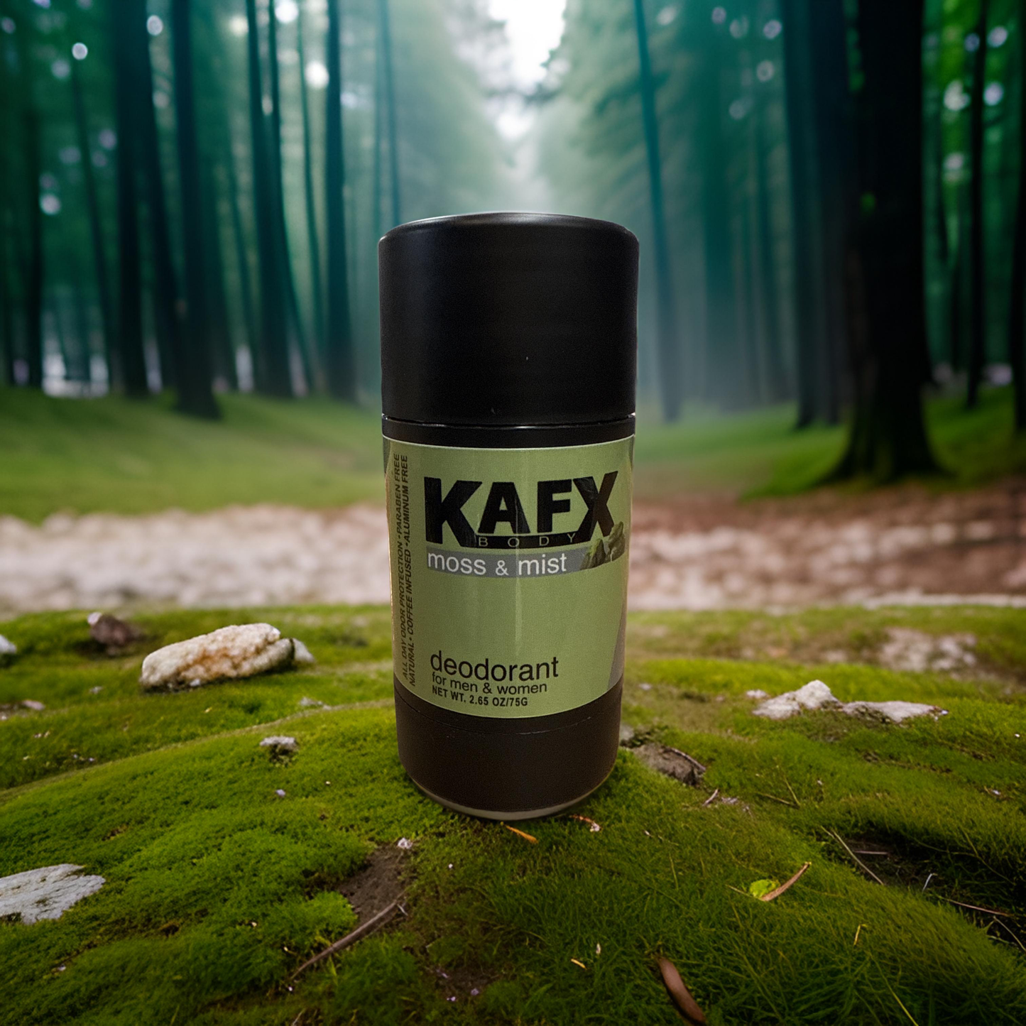 Moss and Mist KAFX Body Natural Coffee Infused Deodorant